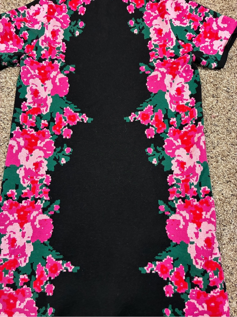 Tuckernuck Climbing Roses Marie Knit Jacquard Mini Dress - Picture 12 of 13